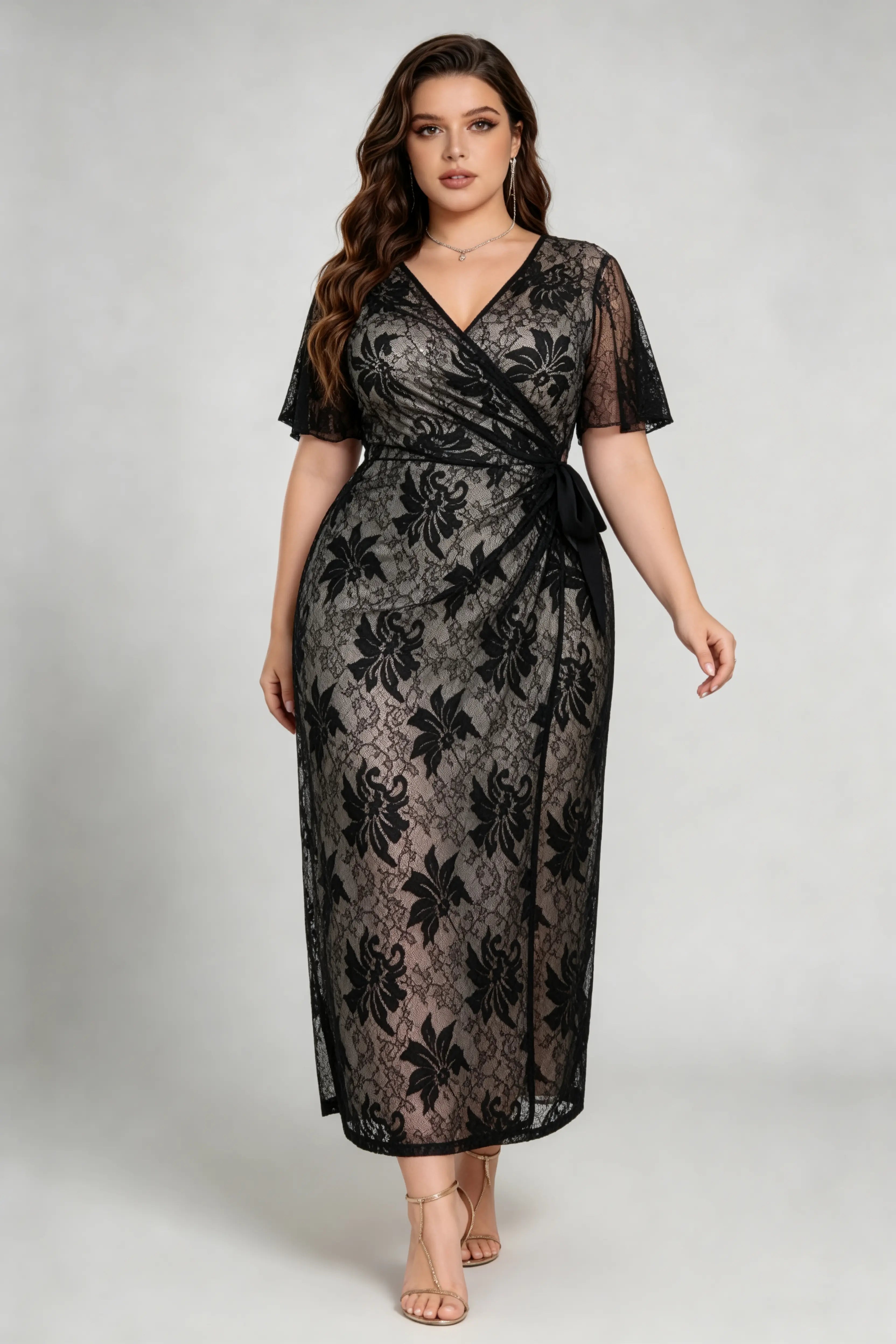 Plus size-lace dress phoehua Plus size-lace dress phoehua