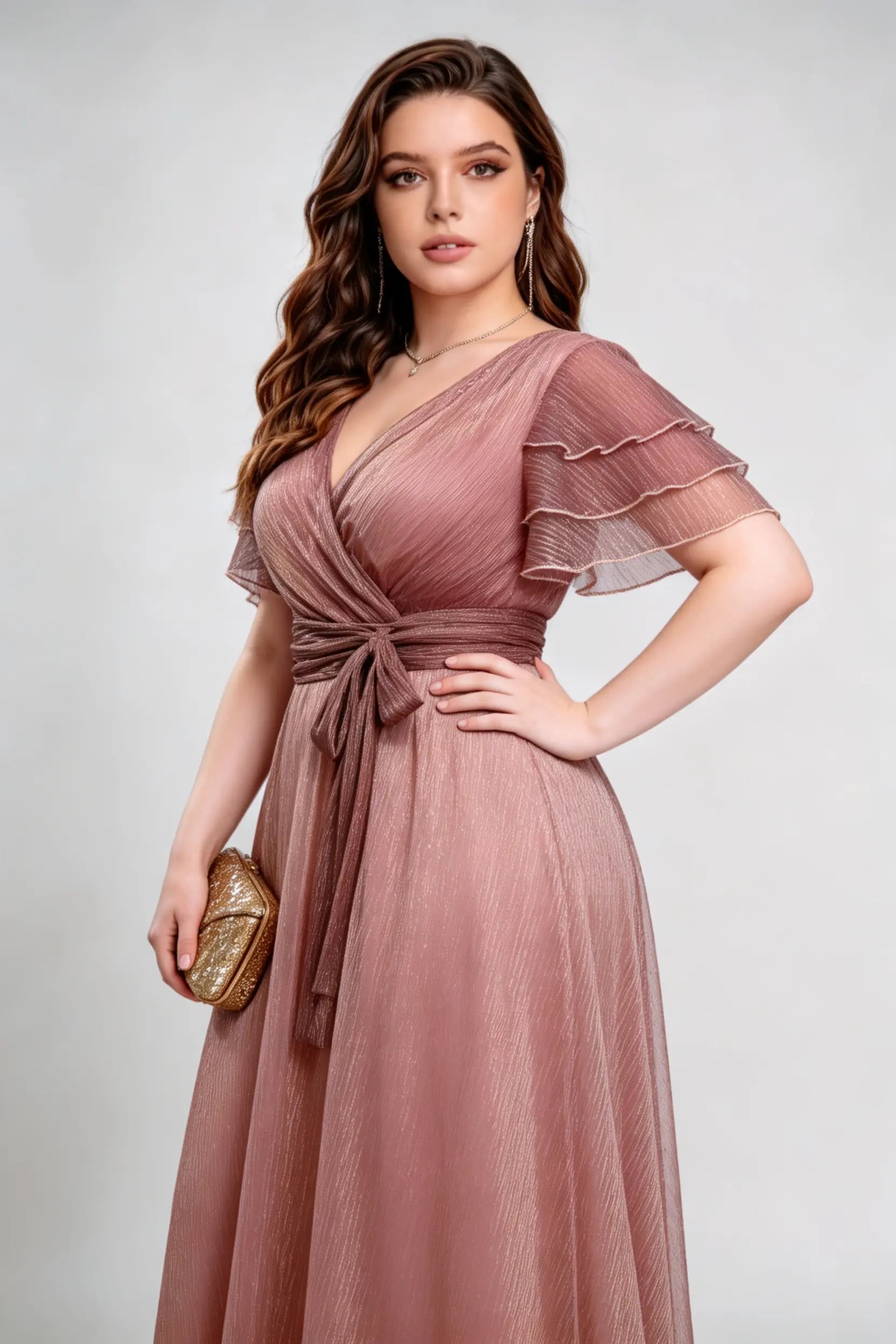 lilac satin maxi dress Elinor Lilac Satin Maxi Dress - 12