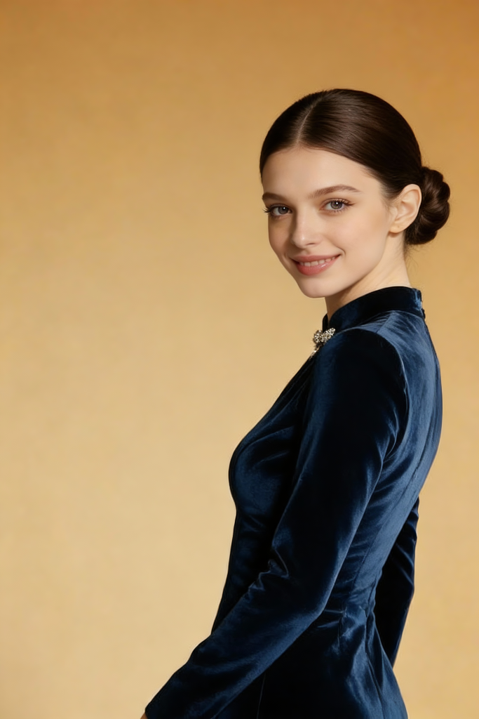 New Winter Other Midi Stand Collar Dresses