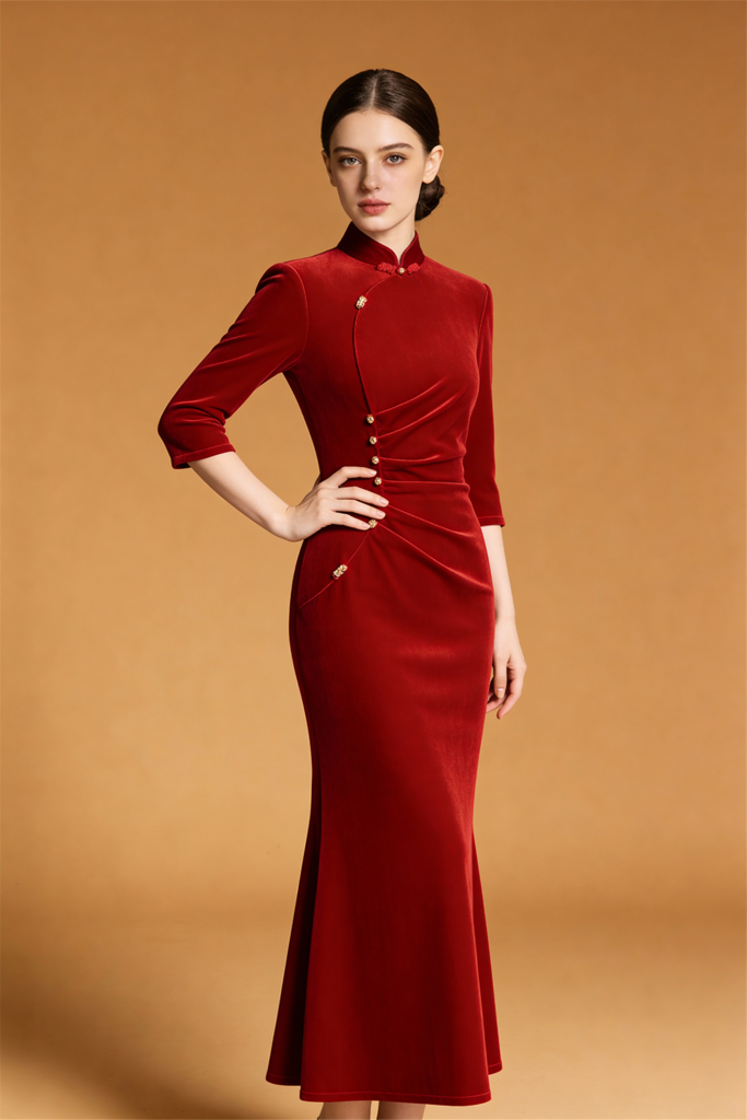 Stand Collar Dresses