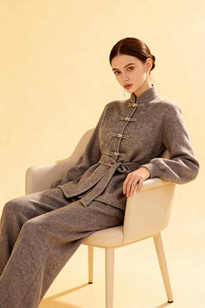 New Winter Solid Color Long Suits