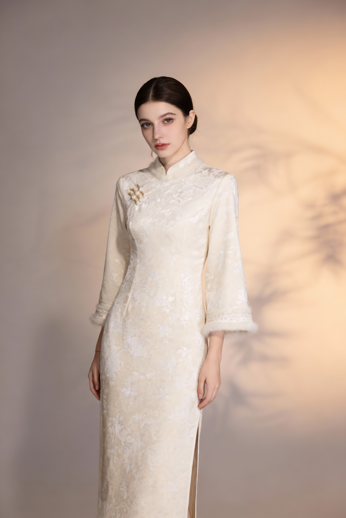 New Winter Stand Collar Chinese Cheongsam