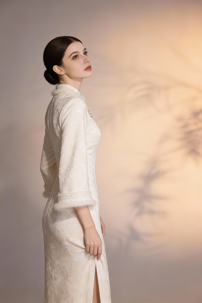 New Winter Stand Collar Chinese Cheongsam