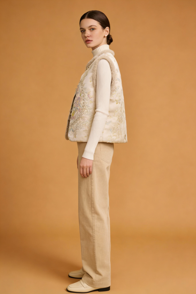 Winter Plant Flower Vests