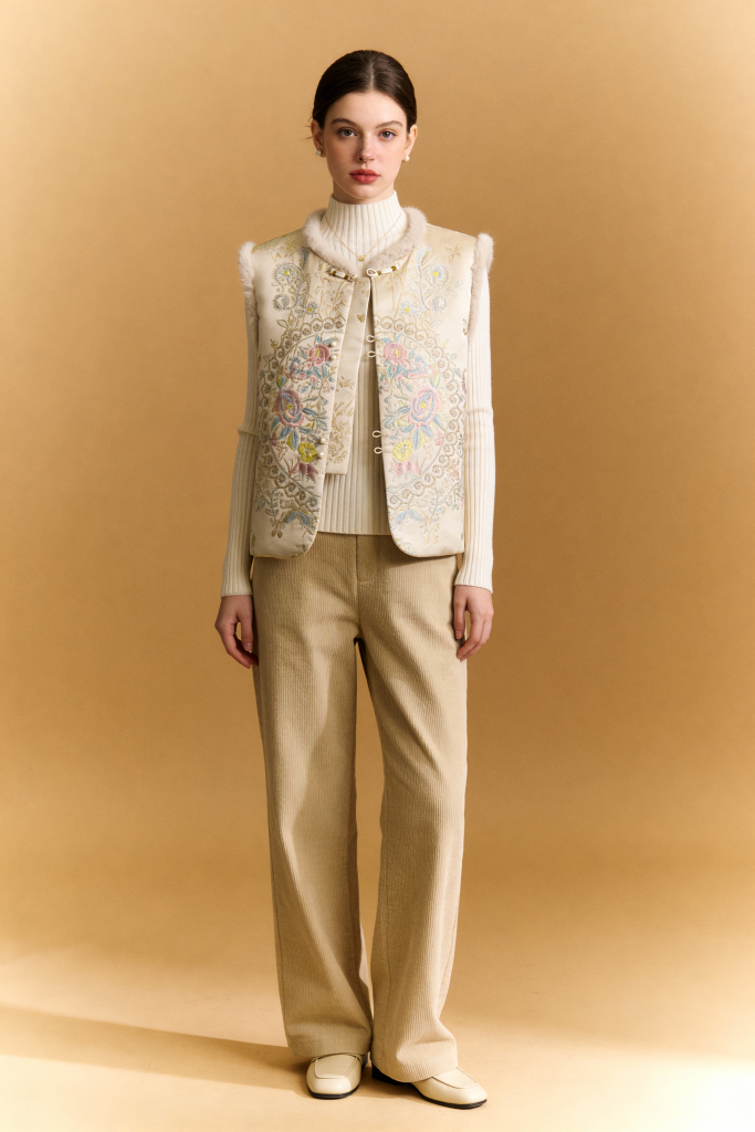 Winter Plant Flower Vests