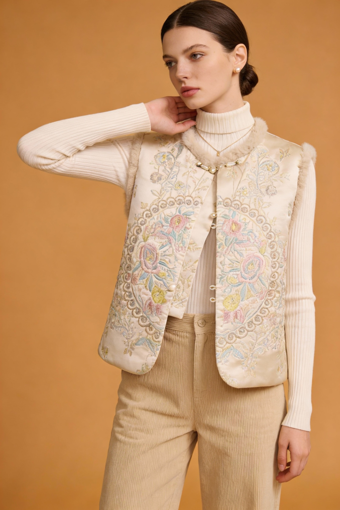 Winter Plant Flower Vests