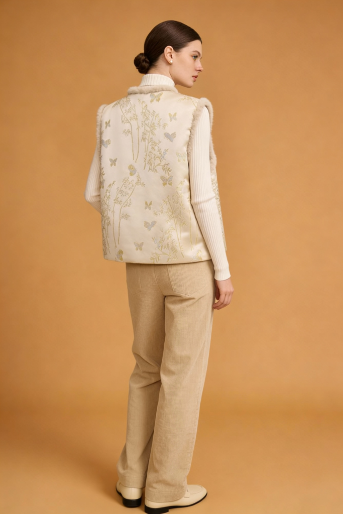 Winter Plant Flower Vests