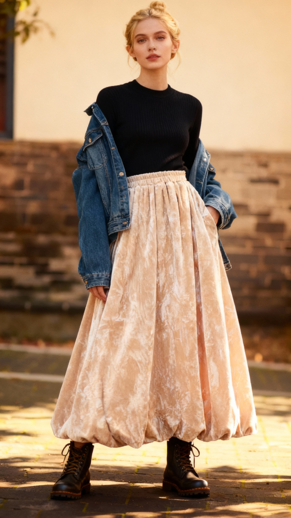 New Winter Floral Skirt