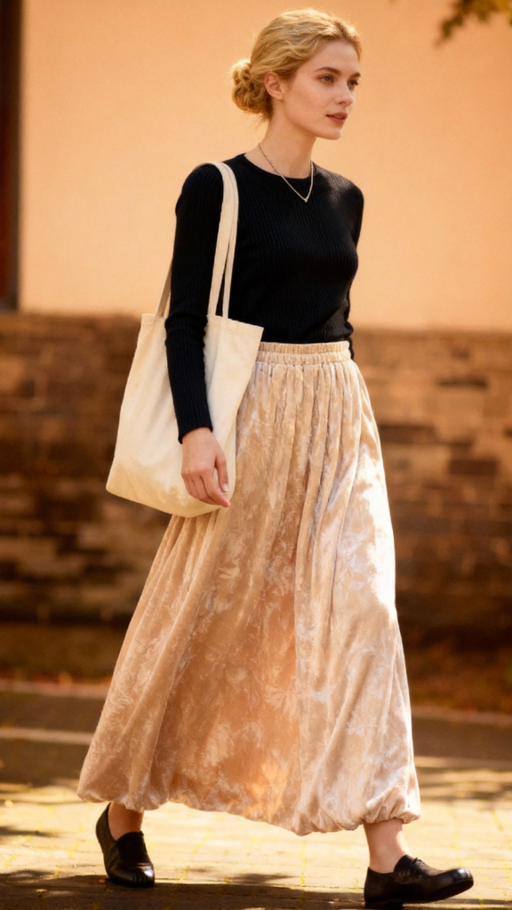 New Winter Floral Skirt