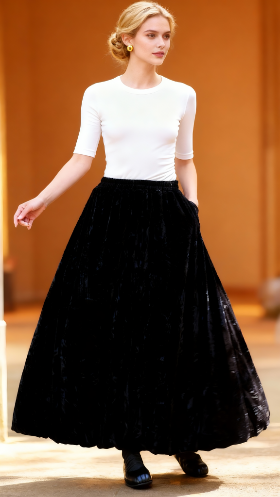 New Winter Floral Skirt