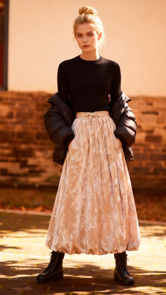 New Winter Floral Skirt