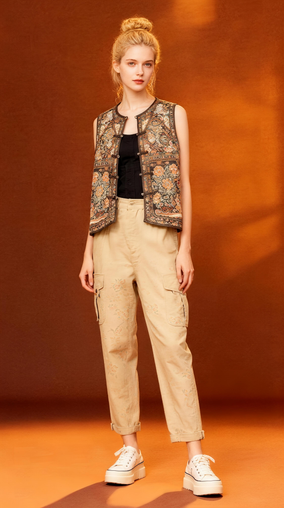 New Autumn Floral Vests