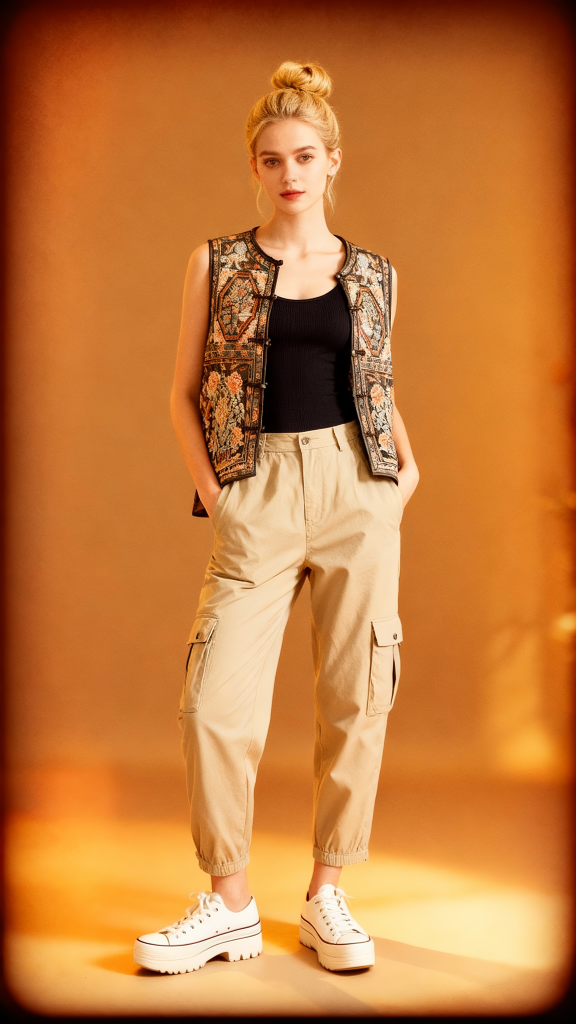 New Autumn Floral Vests