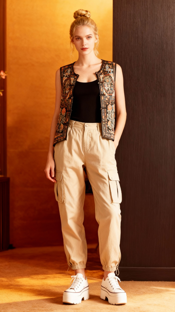 New Autumn Floral Vests