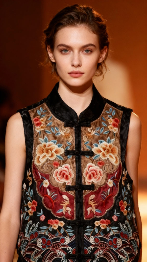 New Autumn Plant Flower Vests