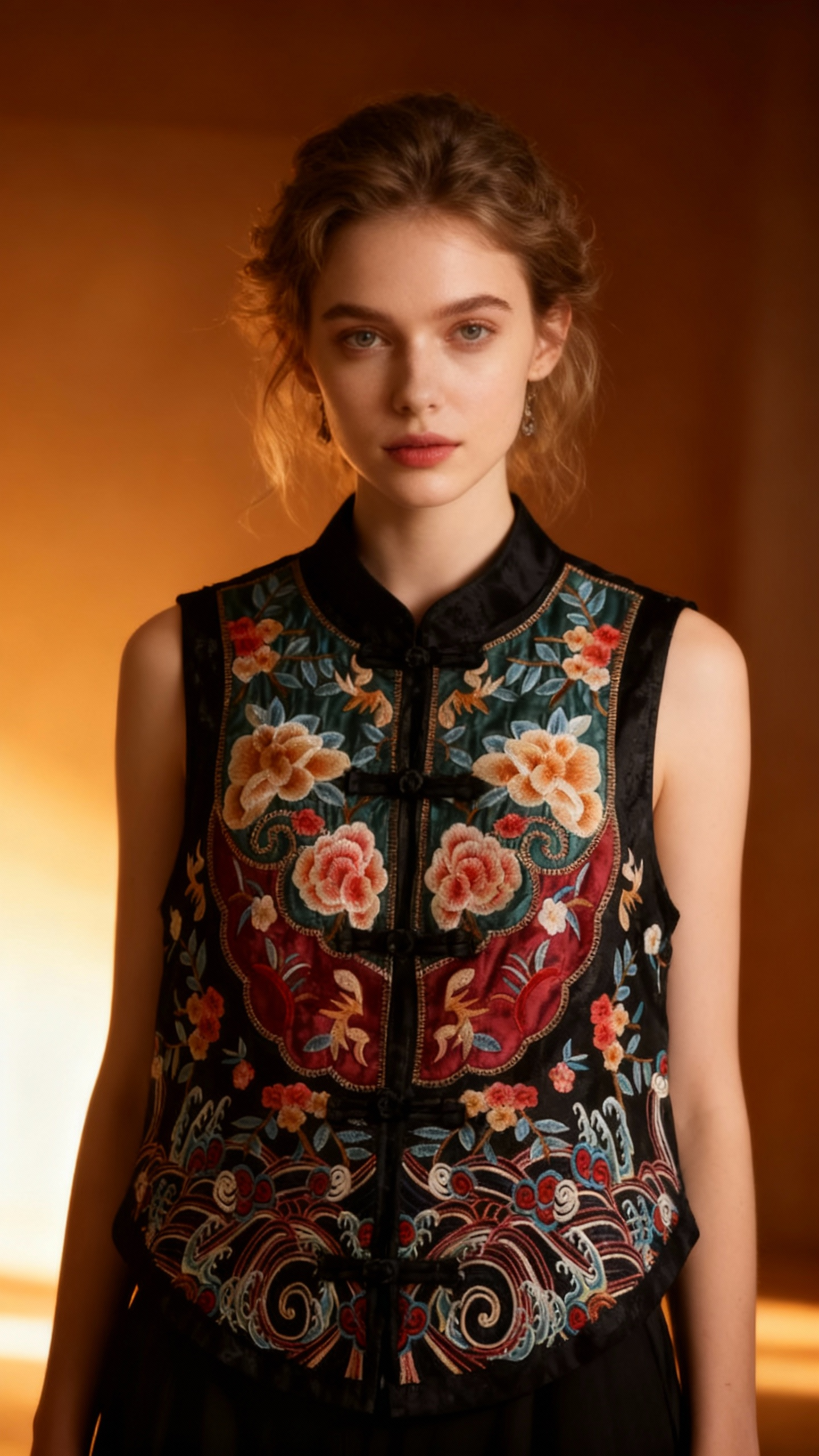 New Autumn Plant Flower Vests