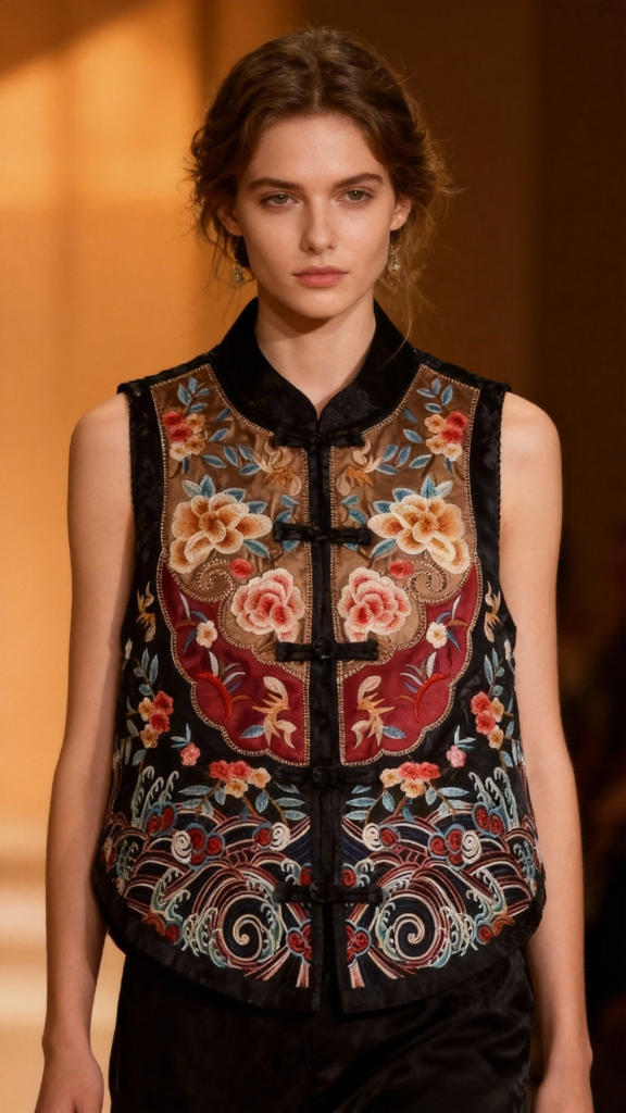 New Autumn Plant Flower Vests