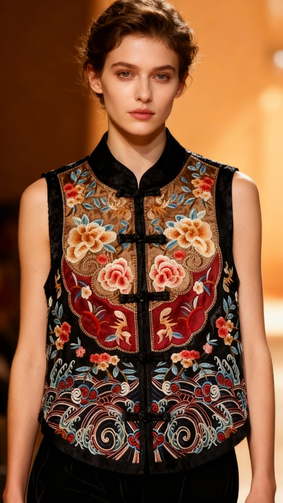 New Autumn Plant Flower Vests