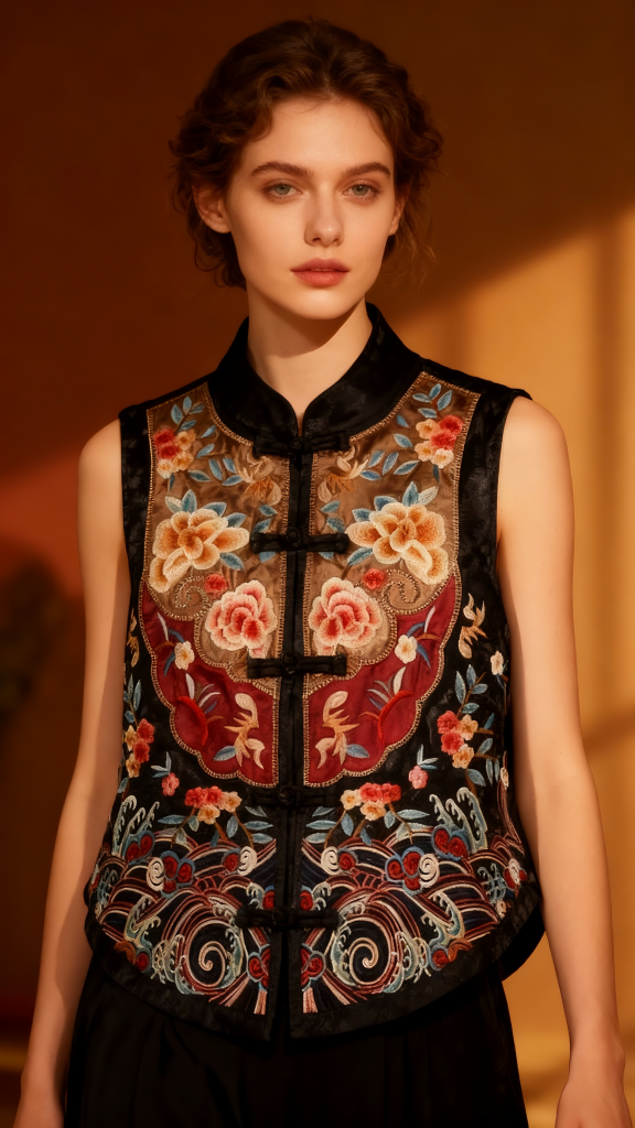 New Autumn Plant Flower Vests