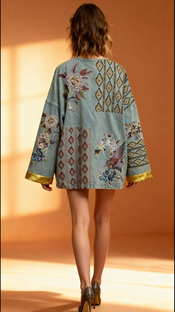 New Autumn O Neck REGULAR Denim Jacket