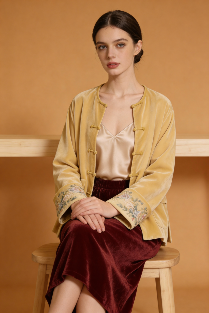 Autumn O Neck Vintage Coats