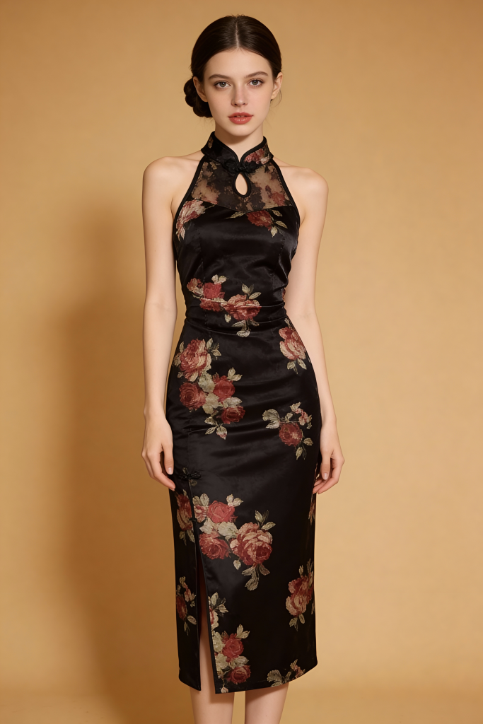 New Autumn Turn Down Collar Dresses