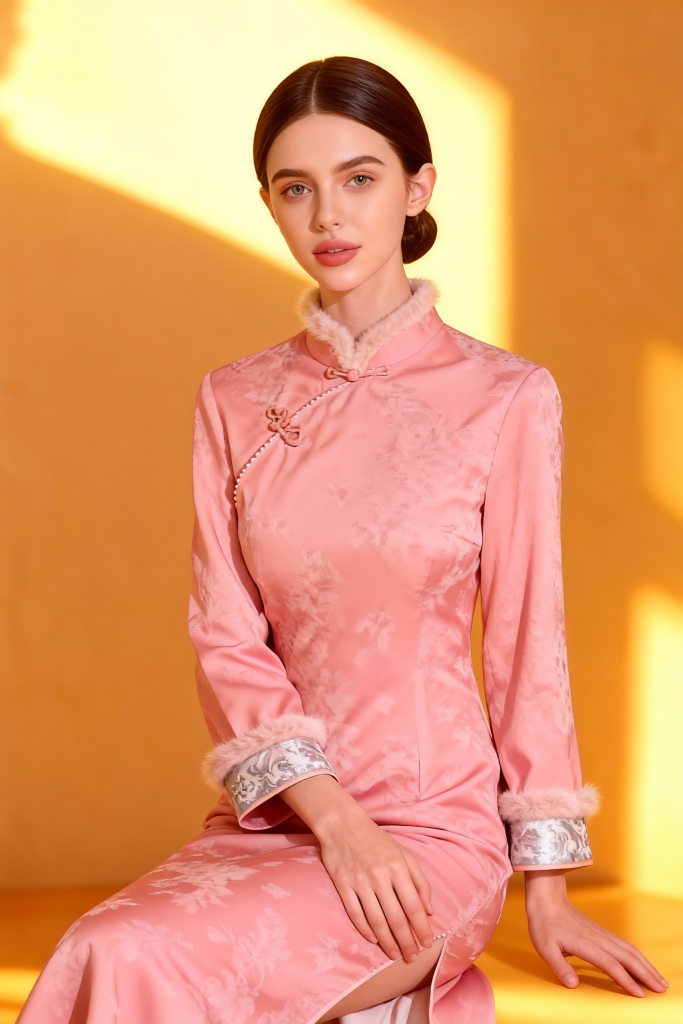 New Winter Stand Collar Chinese Cheongsam