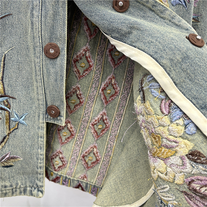 New Autumn O Neck REGULAR Denim Jacket