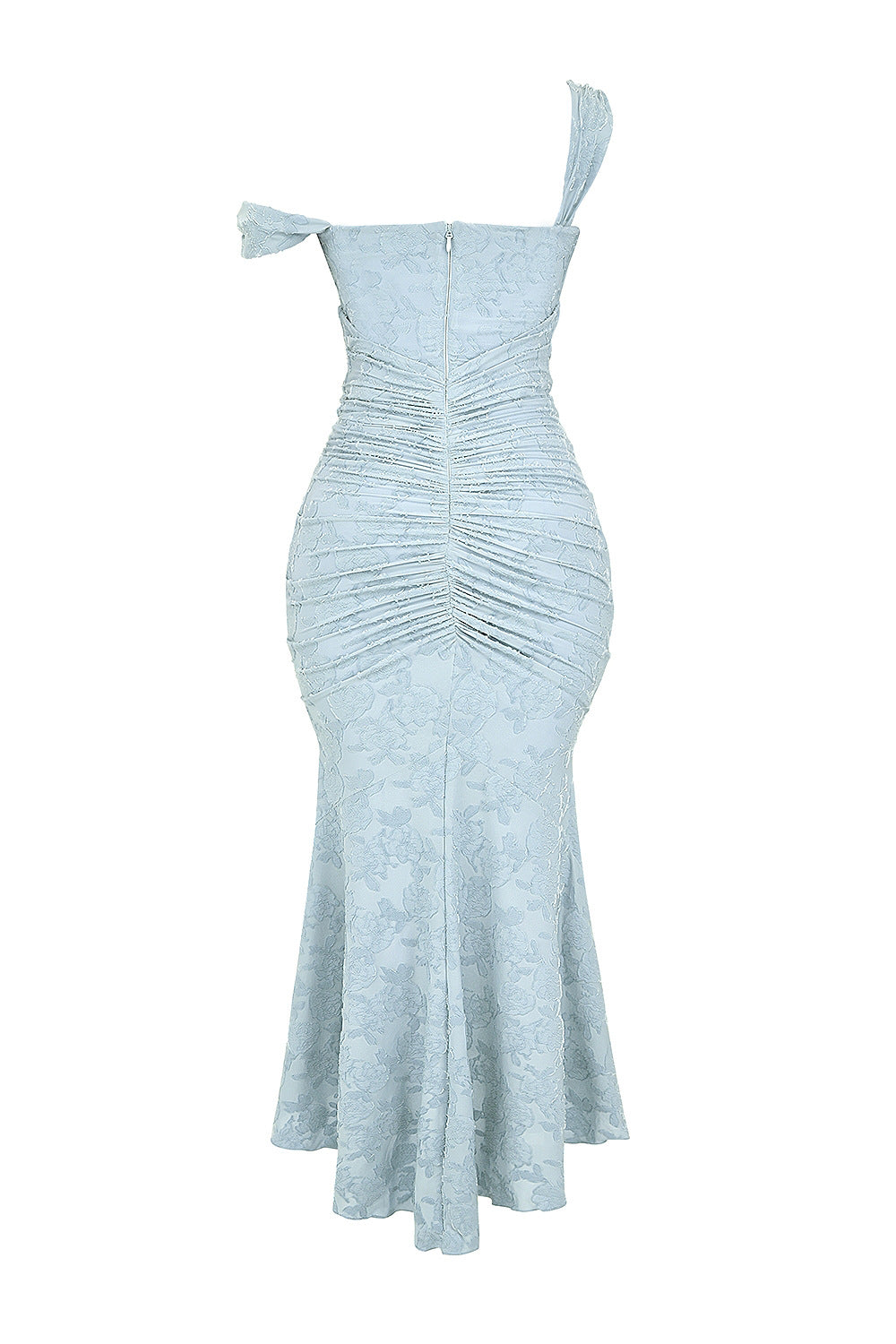 Asymmetric Corset Lace Mermaid Evening Dress