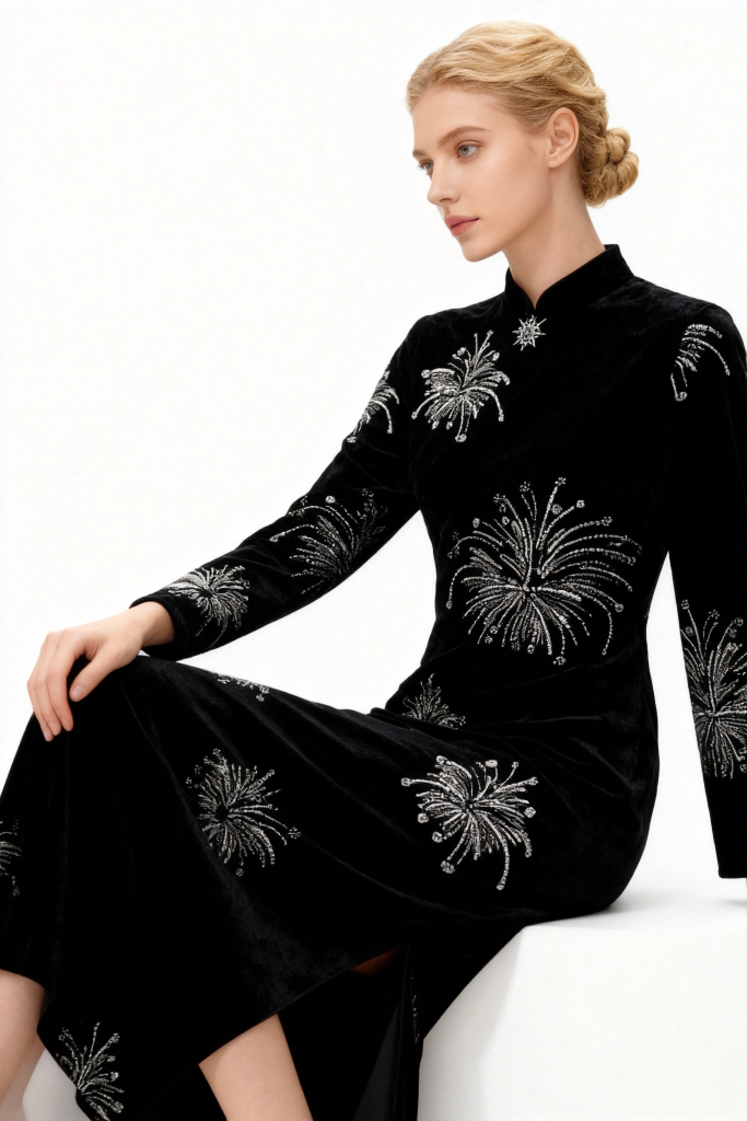 New Autumn Plant Flower Dresses