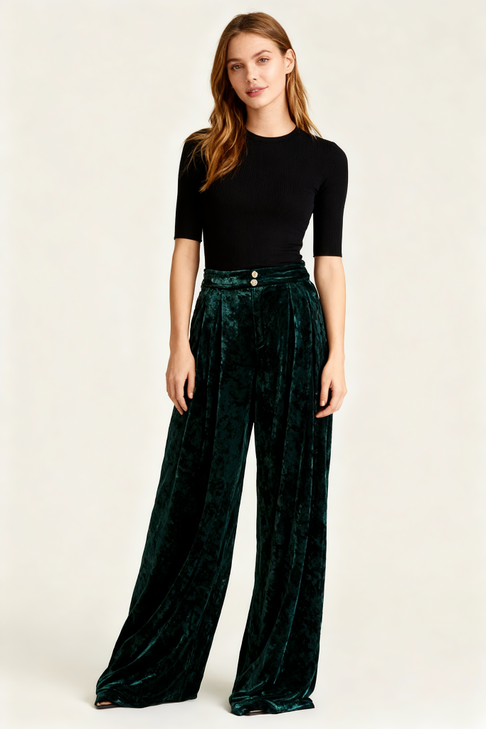 New Autumn Chinese Long High Waist Casual Pants